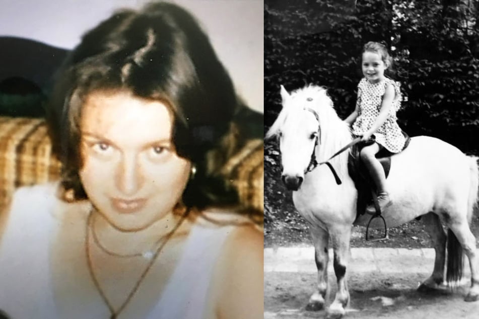Cordula Keller als 22-Jährige im Jahr ihres Verschwindens (re.) und als Sechsjährige beim Reiten. Der Familie bleiben nur solche Bilder und Erinnerungen.