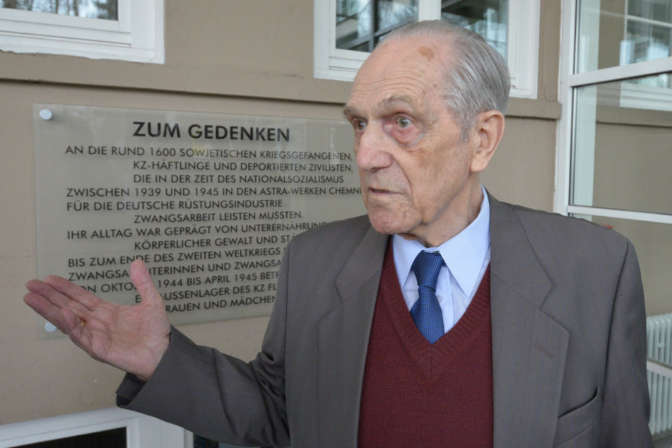 Passend zur Gedenktafel am Eingang der Landesdirektion erinnert jetzt eine Dauerausstellung an die Zwangsarbeiter in den ehemaligen Astra-Werken.