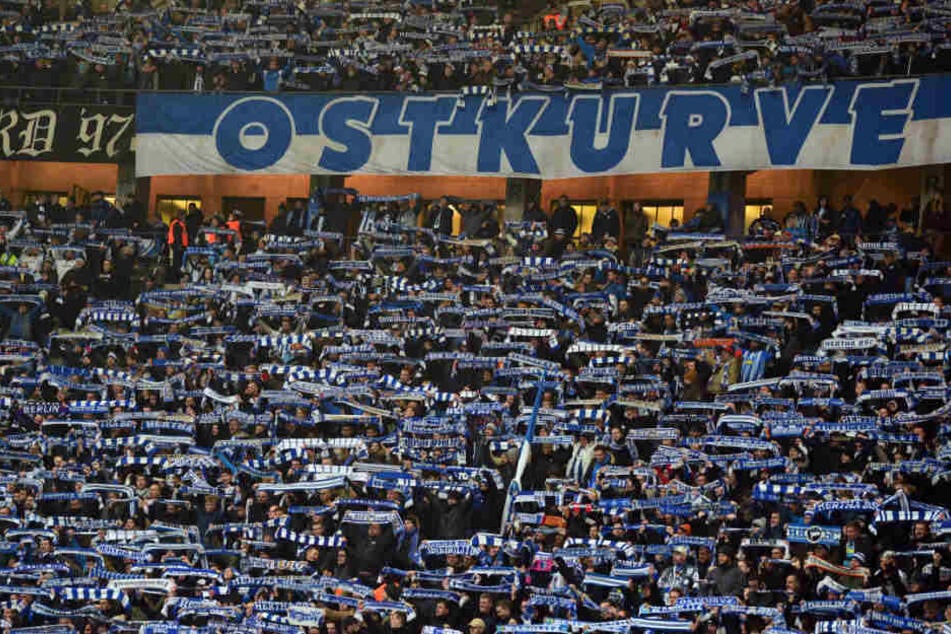 Die Ostkurve sorgte wieder für Stimmung.