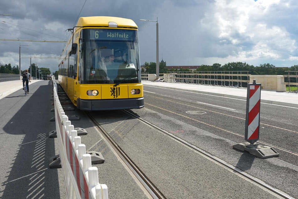 Ab Montag können Strabas nicht mehr über die Albertbrücke fahren.