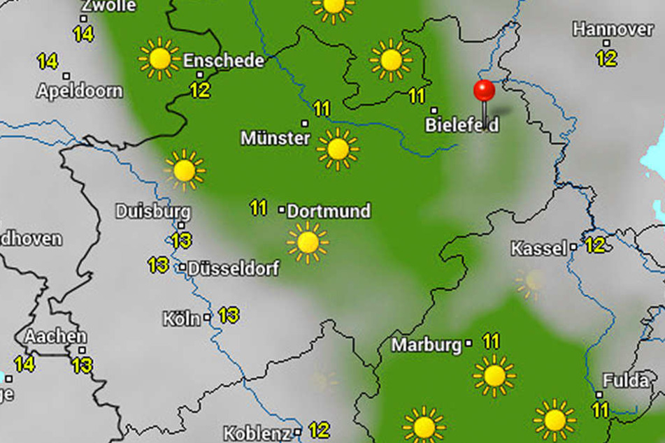 Es wird ein Sonne-Wolken-Mix in OWL.