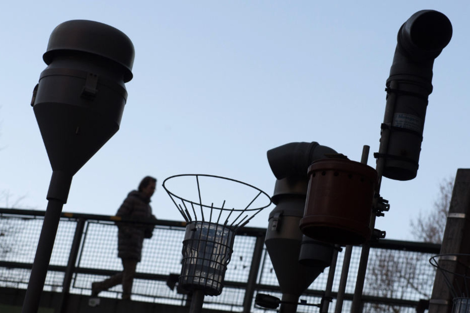 Die Messstation am Neckartor in Stuttgart.