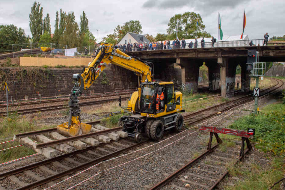 Bis 2021 wird der Chemnitzer Bahnbogen saniert.