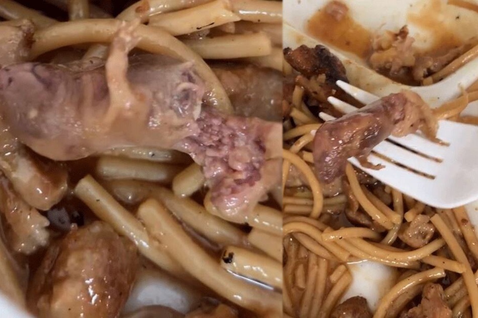 Igitt: In dem Essen soll eine Babyratte gewesen sein.
