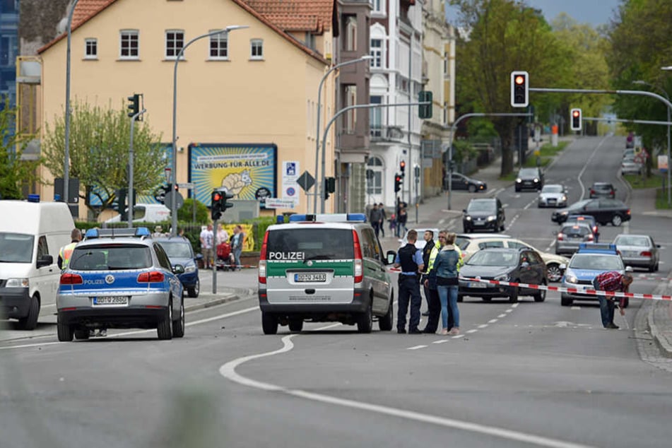 In der Bautzner Str. in Weißwasser soll es am Freitag zu einer Schießerei gekommen sein.