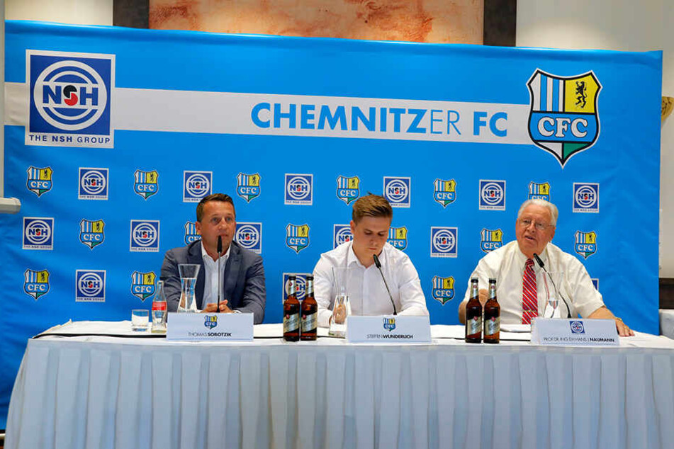 Am Dienstag stellte der Chemnitzer FC seinen neuen Sponsorf vor.