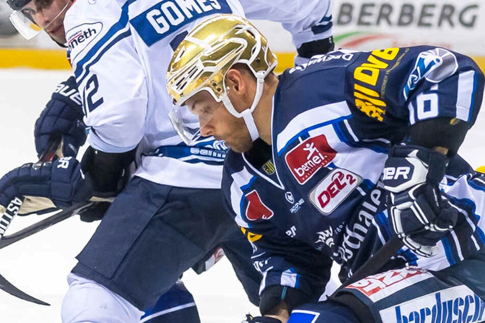 Marius Garten wirbelt mit seinem Goldhelm aktuell befreit übers Eis und trifft fast nach Belieben.