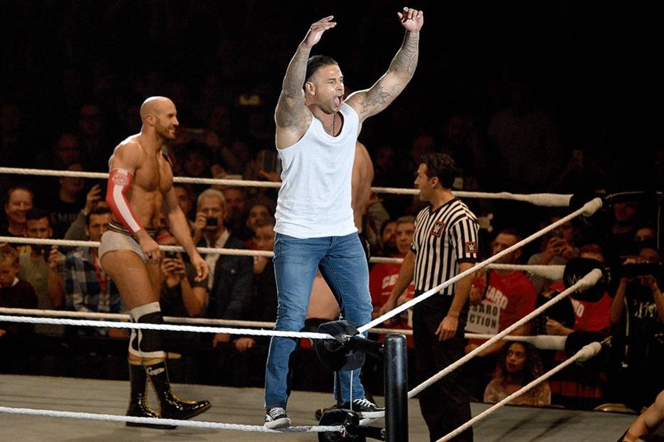 Tim Wiese bei seiner Premiere als Wrestler. Er wird auch künftig im Ring stehen.