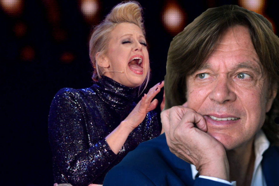 Barbara Schöneberger und Jürgen Drews. (Bildmontage)