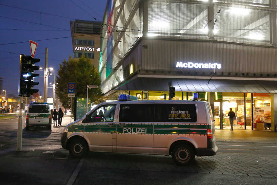 An der Zentralhaltestelle gab es am Donnerstag eine Großkontrolle.