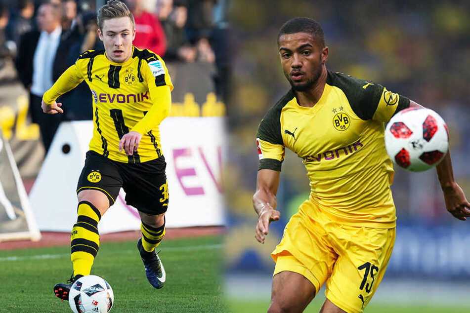 Eigengewächs Felix Passlack (l.) und Jeremy Toljan sollen beide abgegeben werden.