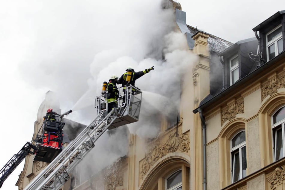 Bei dem Brand in Plauen Anfang Februar sind zwei Menschen ums Leben gekommen.
