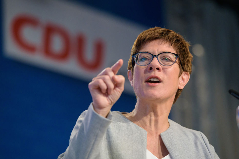 Annegret Kamp-Karrenbauer (55) beim Landesparteitag in Saarbrücken.