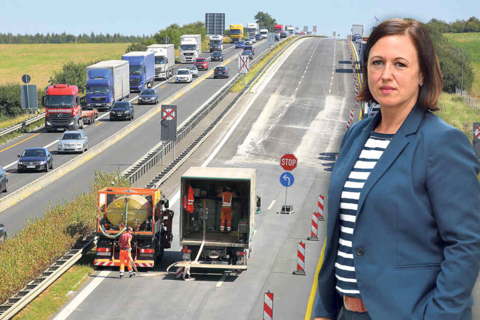 Zwischen Pulsnitz und Ottendorf-Okrilla wird‘s auch über den August hinaus
eng bleiben. Laut Lasuv-Sprecherin Isabel Siebert (39) sollen dem Steuerzahler keine
Extra-Kosten entstehen.