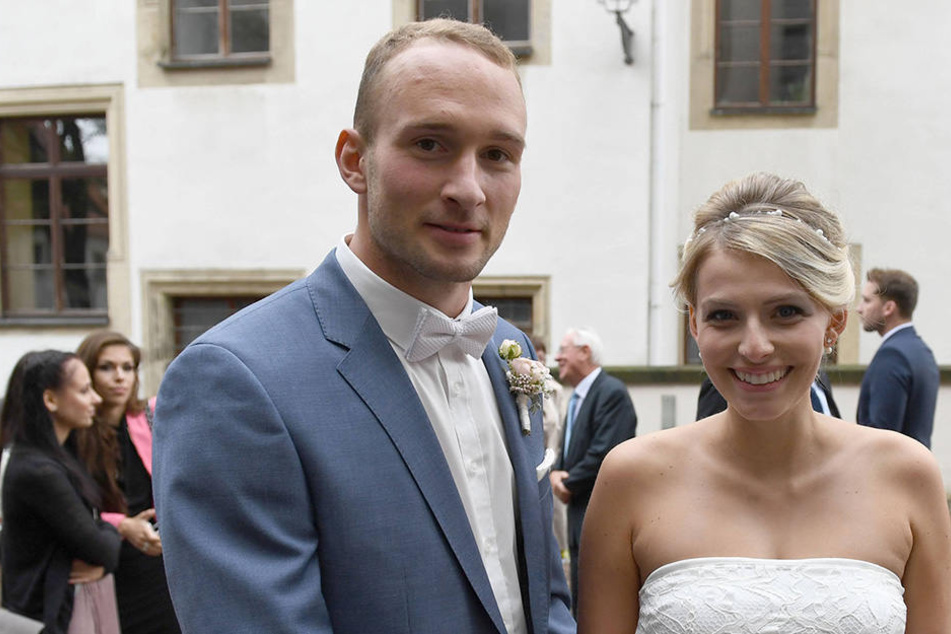 Im Oktober hatten sich beide in Oschatz das Ja-Wort gegeben. Nun sind die zu dritt.