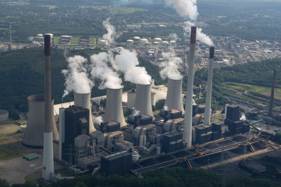 Ein Kraftwerk in Gelsenkirchen-Scholven.