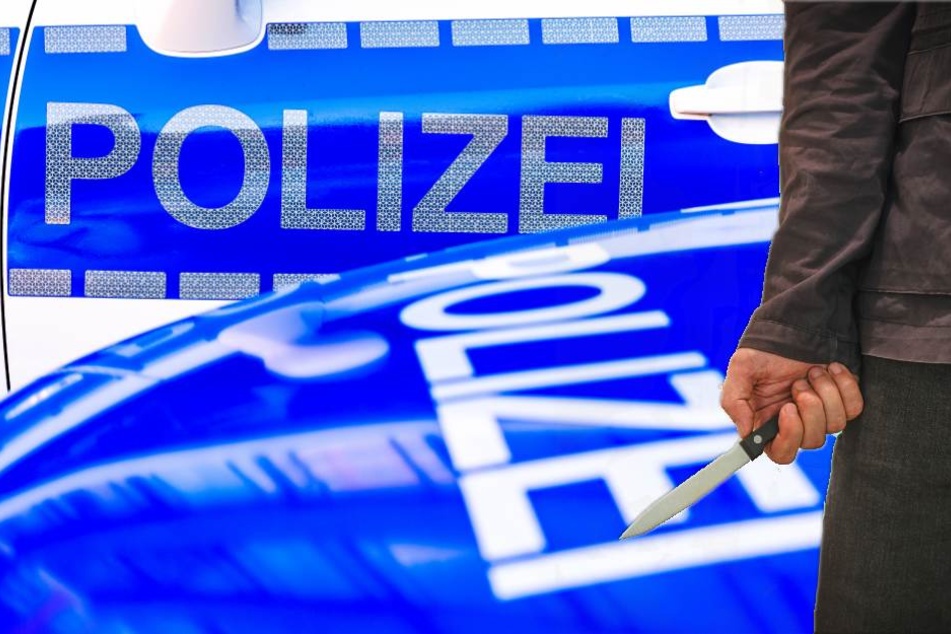 Der 29-Jährige stürmte mit einem Messer auf die Polizisten zu (Symbolbild).