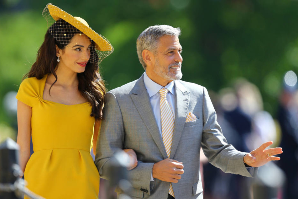 Amal und George Clooney waren auch auf der royalen Hochzeit zu Gast.