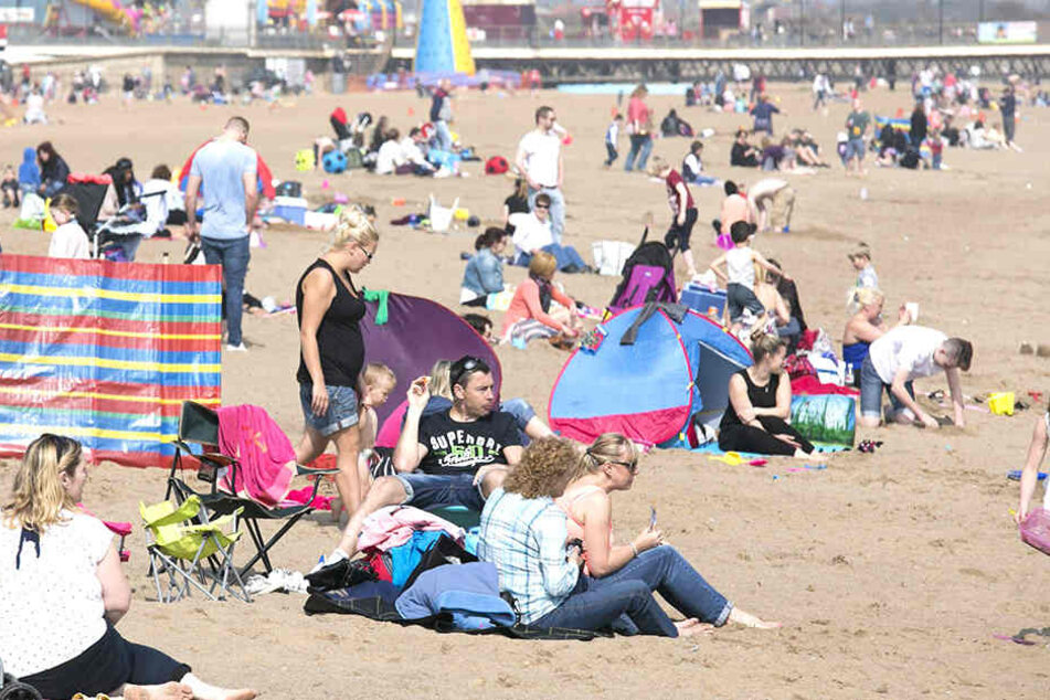 Der Urlaubsstrand von Skegness ist bei vielen Familien beliebt.