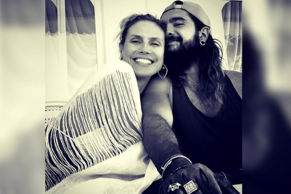 Das Promi-Traumpaar beim Knuddeln: Heidi und Tom präsentieren sich gerne und häufig in den Medien wie hier auf ihrem Instagram Kanal.