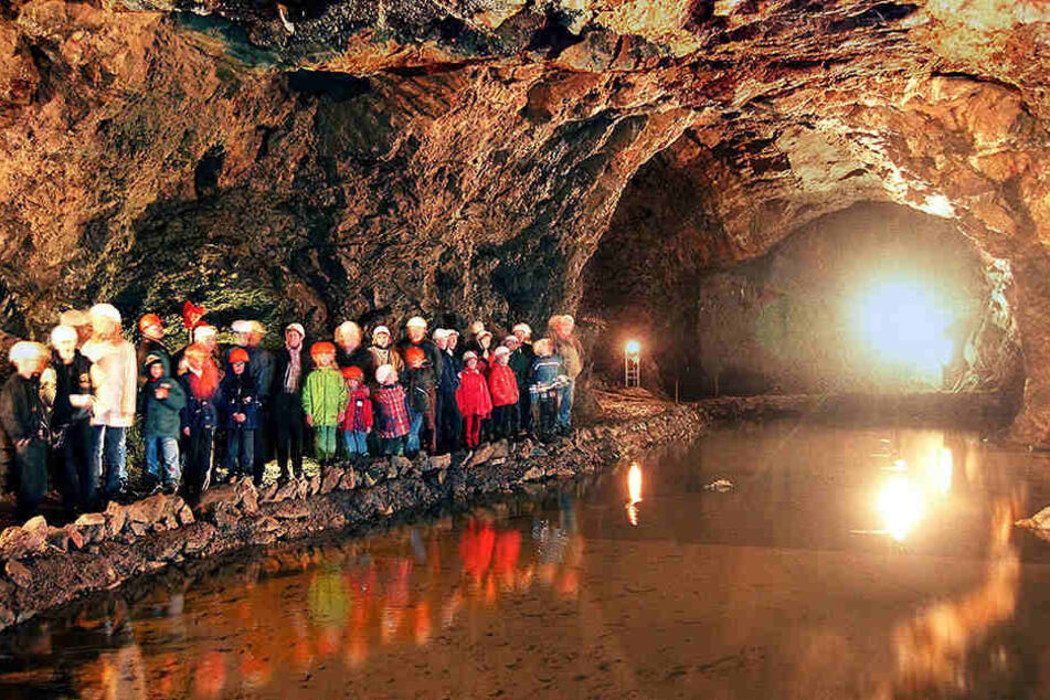 Im Besucherbergwerk Felsendome Rabenstein kann auch geheiratet werden.