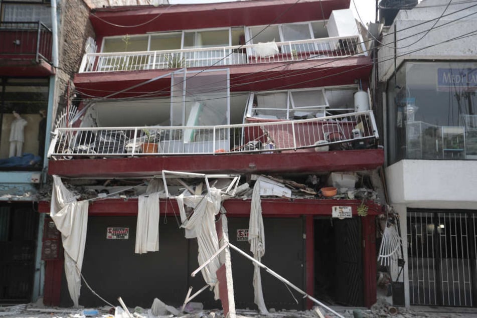 Allein in Mexiko-Stadt stürzten 38 Gebäude ein.