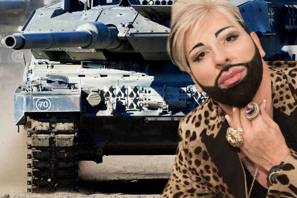 Panzer sind Kriegswaffen, für was brauchte sie Designer Harald Glööckler?