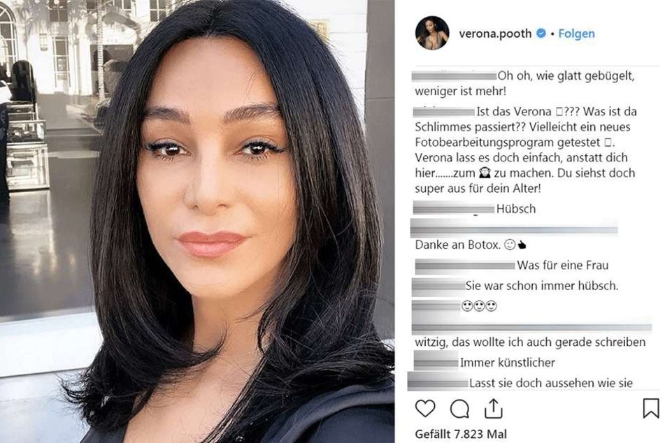 Für dieses Insta-Selfie gibt es zahlreiche Hass-Kommentare.