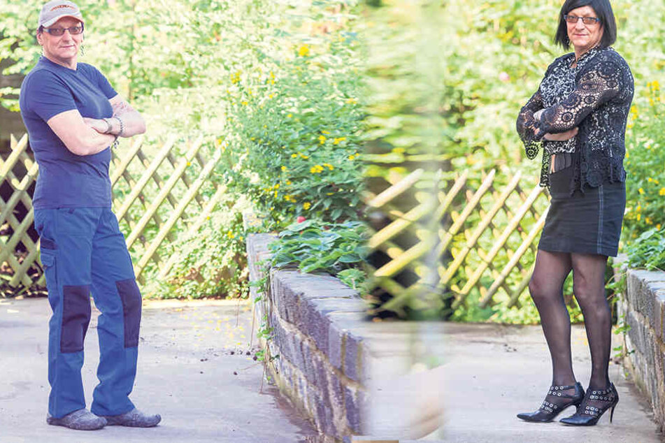 Ob in Handwerkerkluft oder im Rock: Als Frau fühlt sich Antonia Kunze (58) wohl.