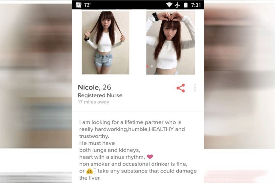 Dieses Tinder-Profil wirkt so harmlos, aber...