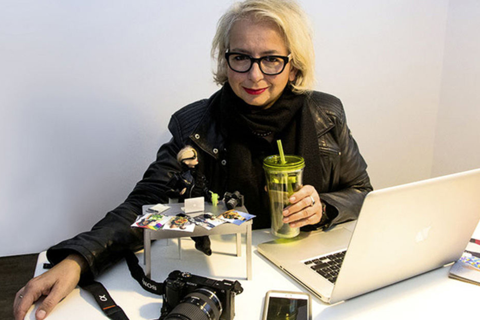 Die Fotografin Kroll-Holtmann hat auch eine Barbie-Version von sich selbst.
