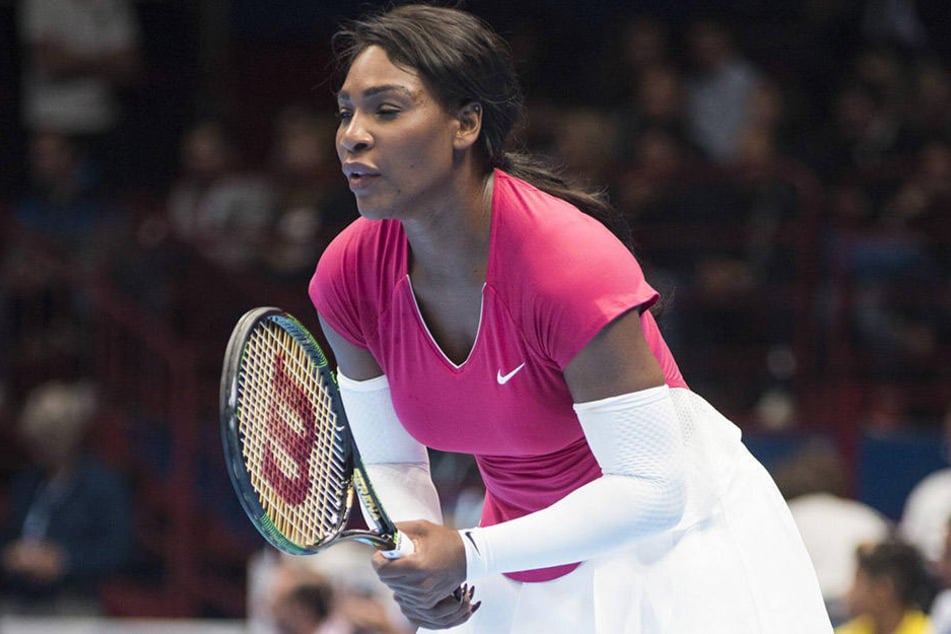 Serena Williams (35) auf dem Tennis-Feld.