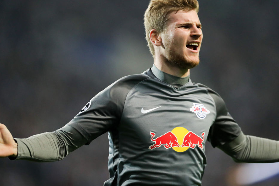 Timo muss es reißen! Nur 138 Sekunden nach seiner Einwechslung gegen Porto traf Werner zum zwischenzeitlichen 1:1.