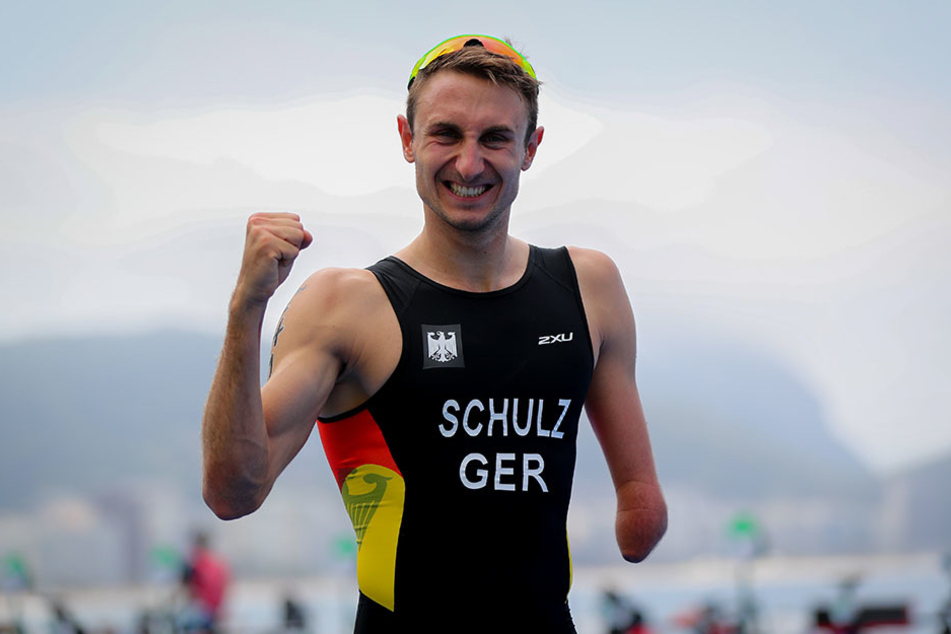 Jubel nach seinem Sieg bei den Paralympics 2016: Spitzensportler Martin Schulz (27).