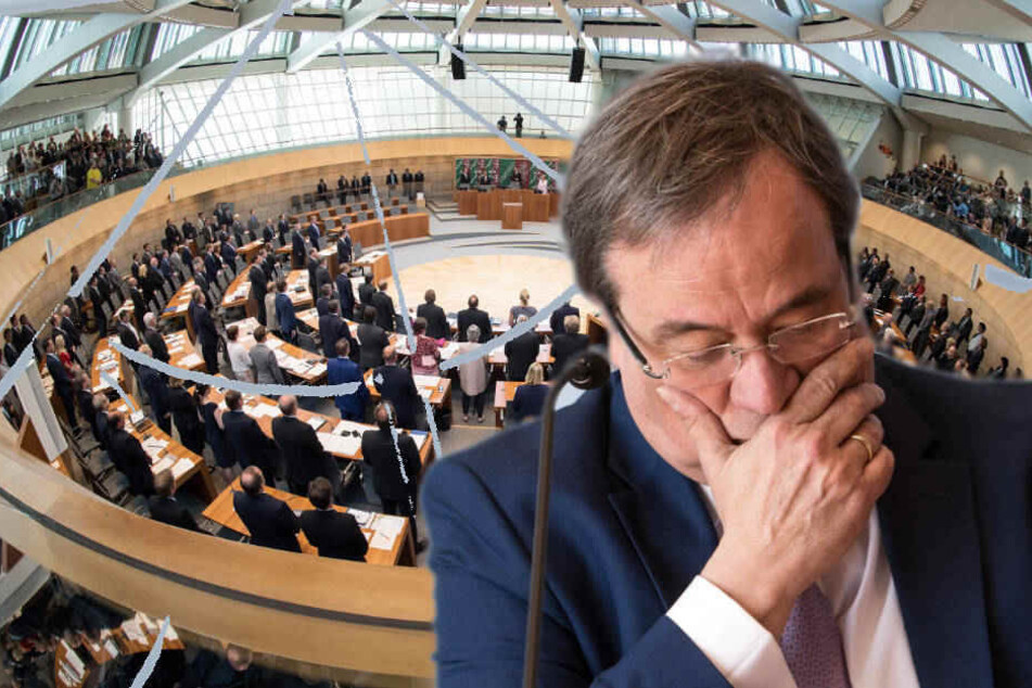 Armin Laschet kommt gerade wegen der Umfrage-Ergebnisse ins Grübeln.