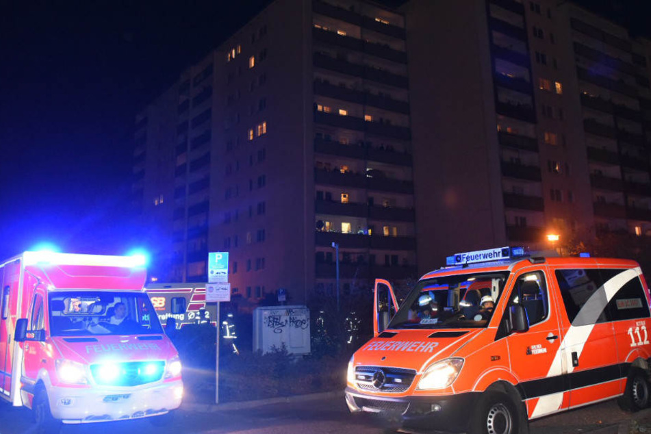 Gleich acht Kellerverschläge haben in dem Hochhaus gebrannt.