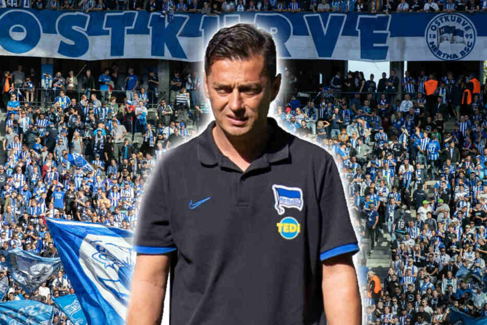 Hertha-Coach Ante Covic feierte am Wochenende den ersten Bundesliga-Sieg seiner Trainerkarriere. (Bildmontage)