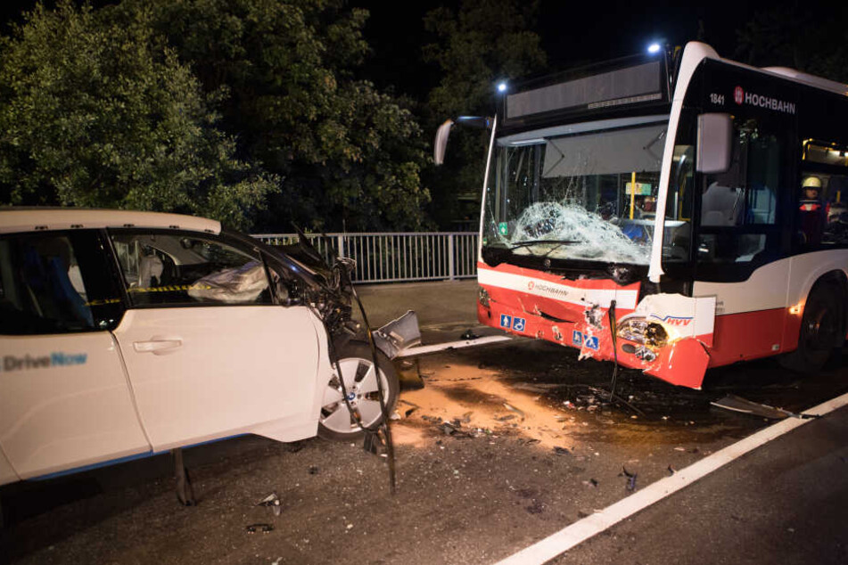 Bild von der Unfallstelle.