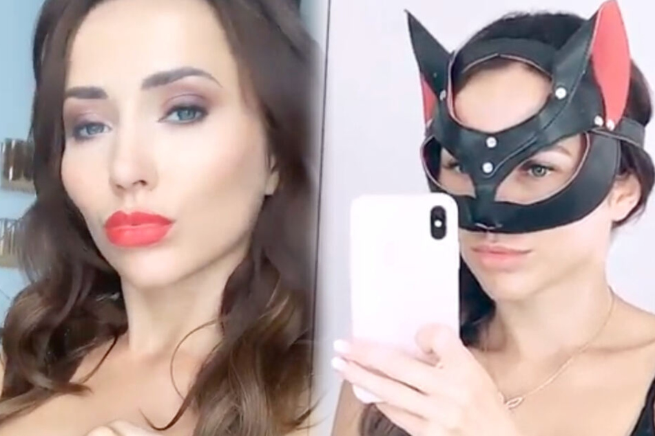 Die Montage zeigt zwei Screenshots aus Anastasiya Avilovas Instagram-Storys vom Montag.