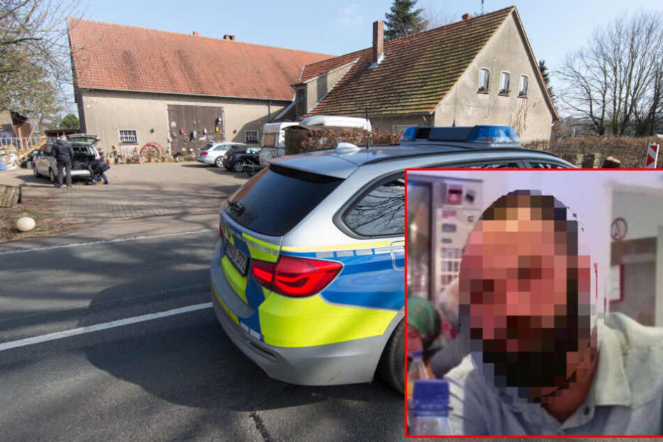 Auf diesem Hof in Hille wurde der 30-Jährige mit dem Hammer erschlagen.