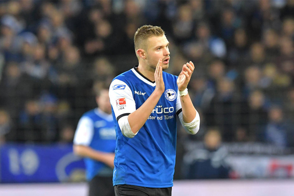 Florian Hartherz (23) fühlt sich beim DSC Arminia Bielefeld wohl.