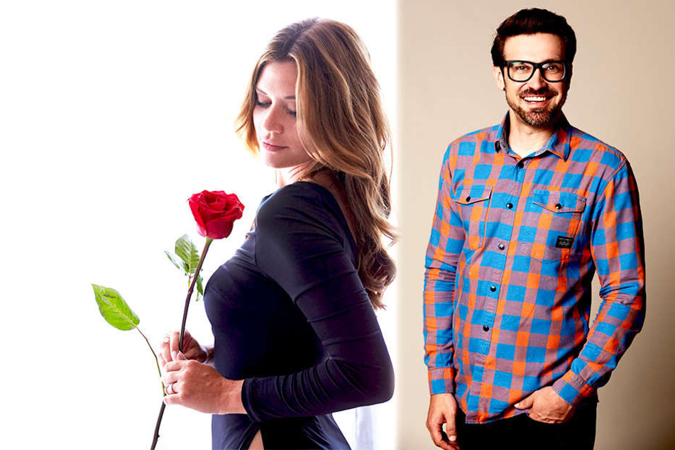 Stefan (28, rechts) verteilte an Nadine Klein (32) einen Korb und ging von selbst nach Hause.