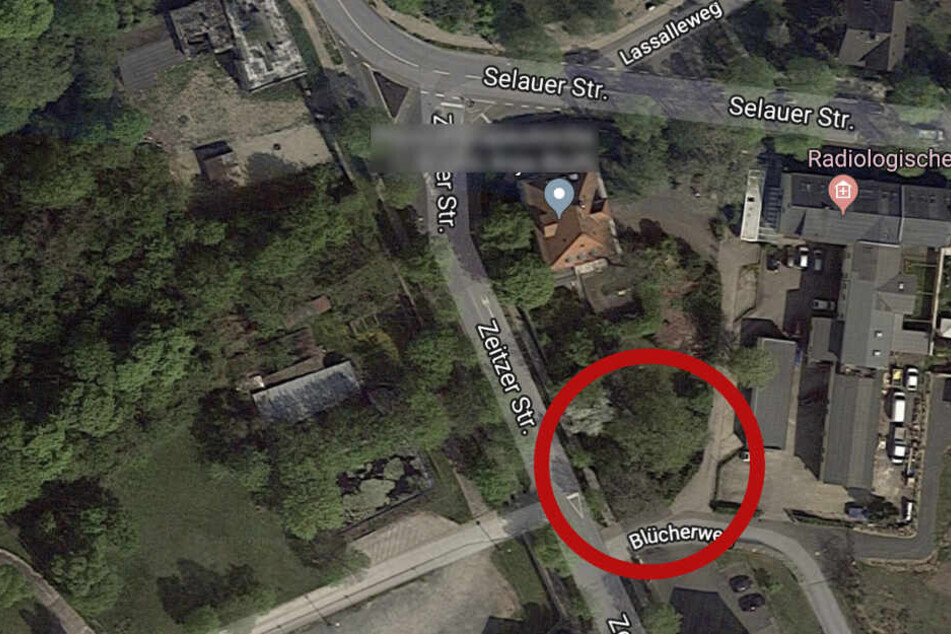 Die Leiche des Säuglings wurde an der Zeitzer Straße in Weißenfels gefunden.