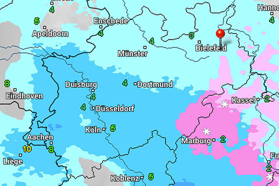 In der kommenden Woche müssen wir mit viel Regen rechnen.