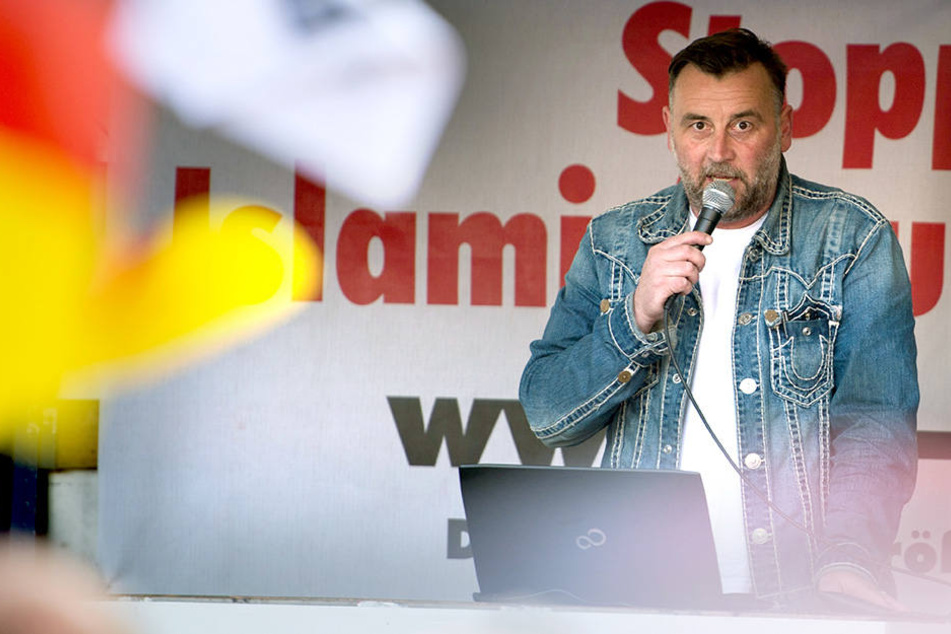 Lutz Bachmann (43) hat die Stadt Dresden verklagt.