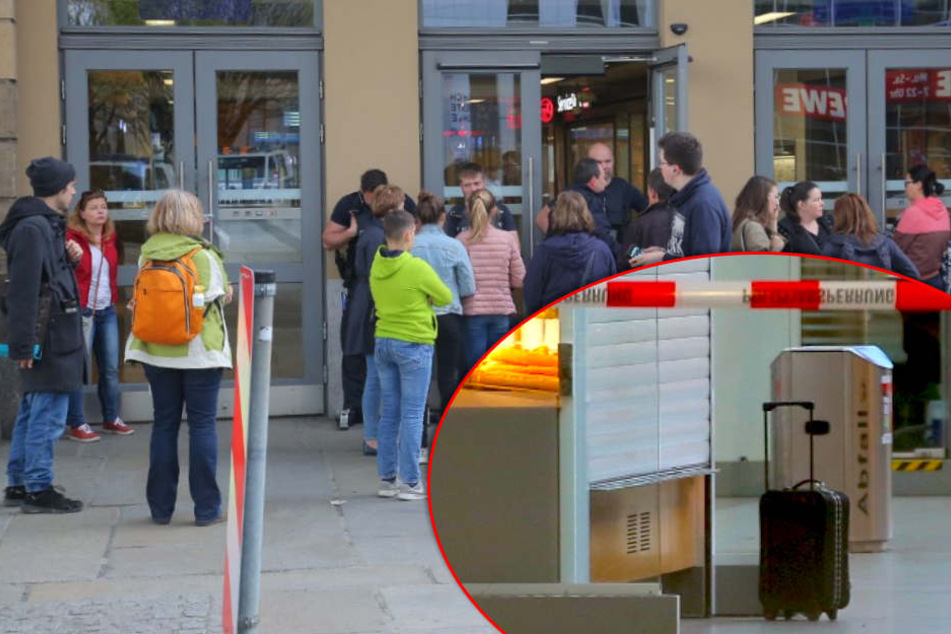 Niemand kommt derzeit in den Dresdner Hauptbahnhof.