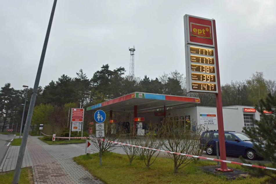 An dieser Tankstelle in Boxberg ereignete sich am Dienstagmorgen einen Überfall.