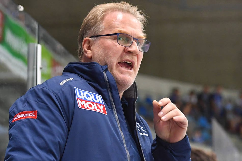 Franz Steer, Eislöwen-Trainer.