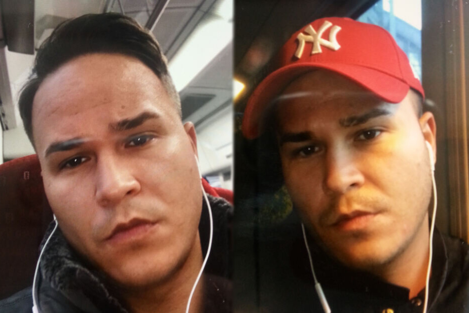 Mit diesen beiden Fotos sucht die Polizei nach dem Vermissten Baris Karabulut.
