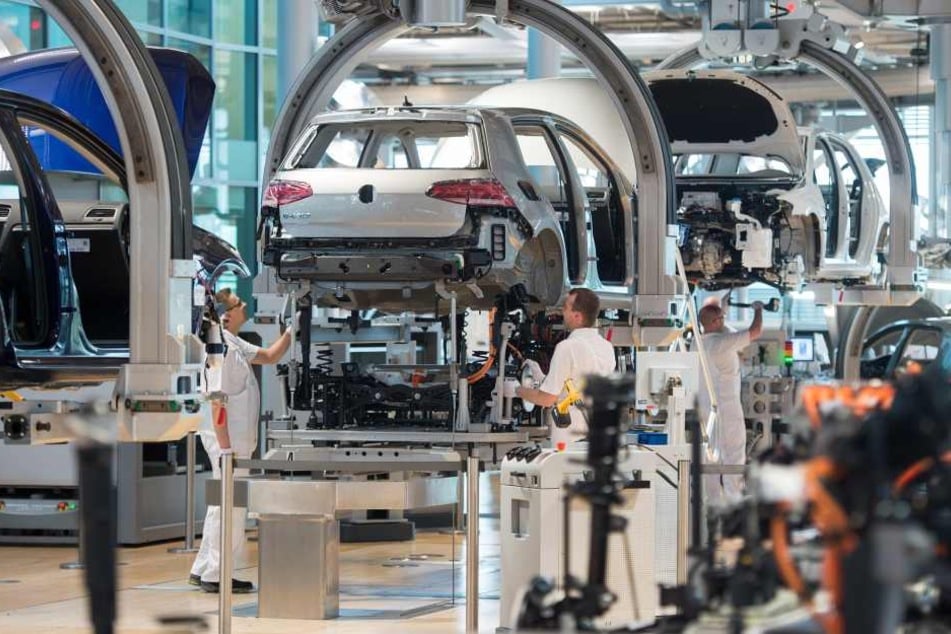 In der Gläsernen Manufaktur werden täglich 35 e-Golf gefertigt.